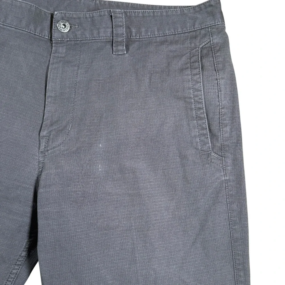 Vintage North‎ Face Mens 34 Gray Ripstop Hiking Canvas Pants Regular Fit Casual